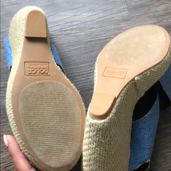 🆕 Dolce by Mojo Moxy Distressed platform Sandals - Picture 4 of 4